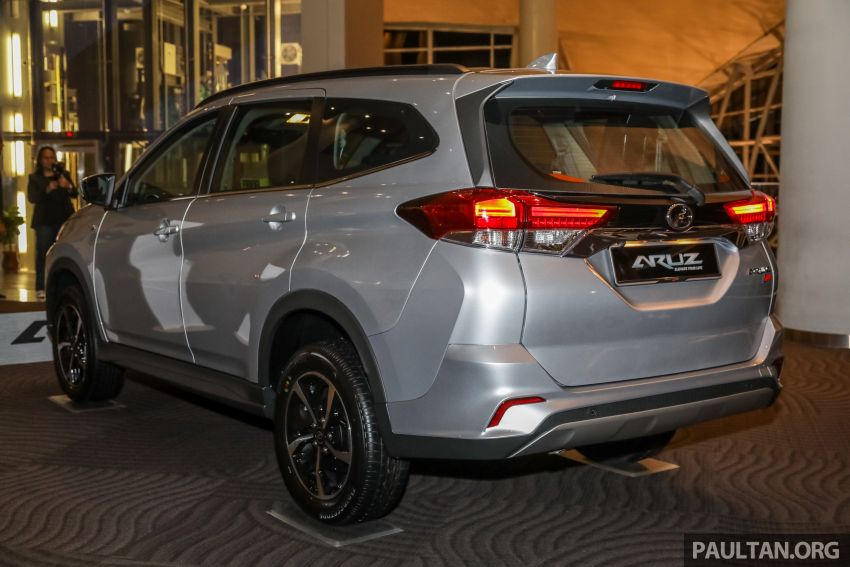 2019 Perodua Aruz SUV launched in Malaysia – seven seats; ASA 2.0; two variants; RM72,900 and RM77,900 911433