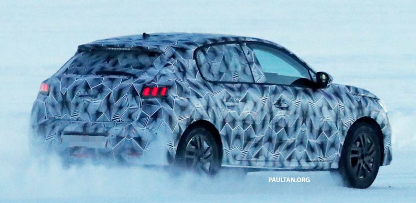 SPYSHOTS: Next Peugeot 208 sighted on winter trials 910163