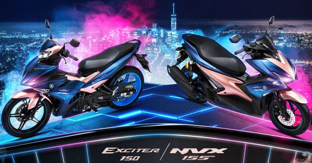Yamaha NVX dan Y15ZR edisi Doxou tiba di Vietnam