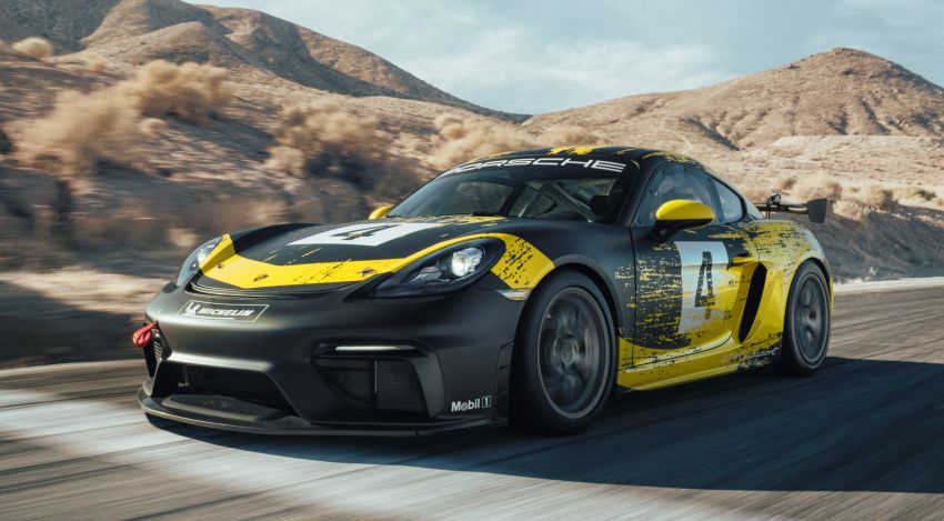 New Porsche 718 Cayman GT4 Clubsport – Trackday and Competition variants, natural composite materials 906921