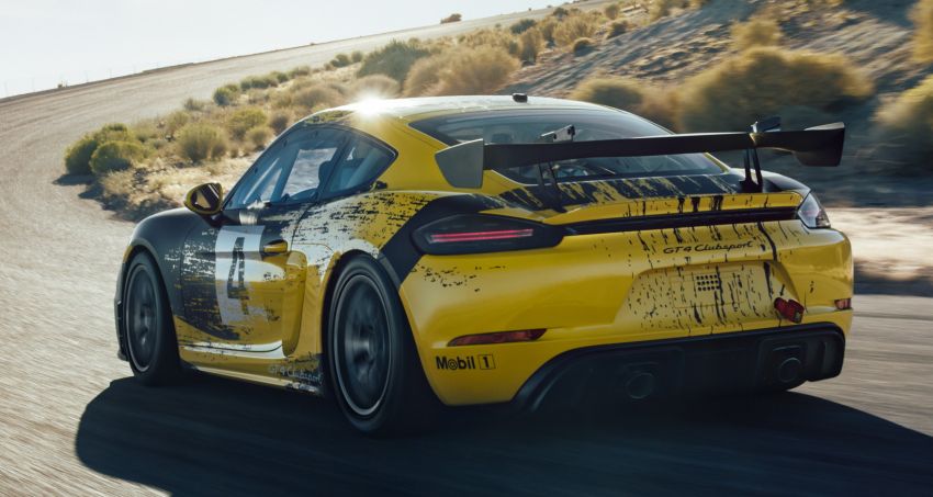 New Porsche 718 Cayman GT4 Clubsport – Trackday and Competition variants, natural composite materials 906923
