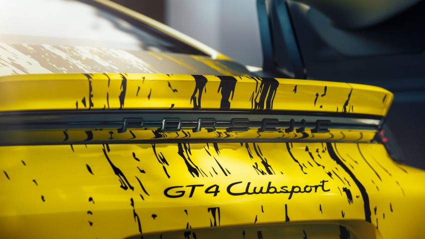 New Porsche 718 Cayman GT4 Clubsport – Trackday and Competition variants, natural composite materials 906910