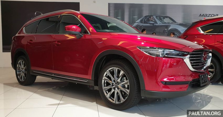 Mazda CX-8 arrives in Malaysia for first official preview – 4 variants listed, six- and seven-seat versions, CKD 922548