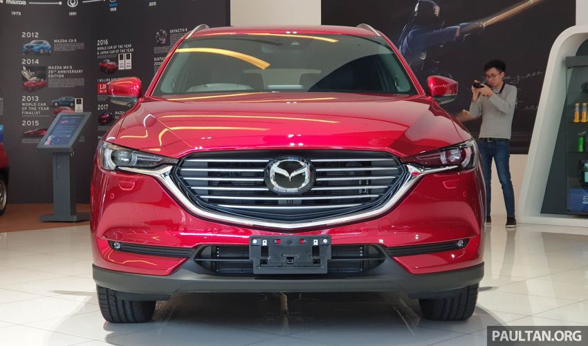 Mazda CX-8 arrives in Malaysia for first official preview – 4 variants listed, six- and seven-seat versions, CKD 922550
