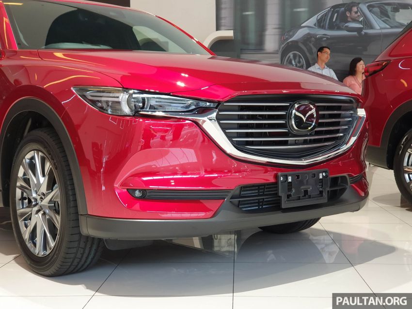 Mazda CX-8 arrives in Malaysia for first official preview – 4 variants listed, six- and seven-seat versions, CKD 922553