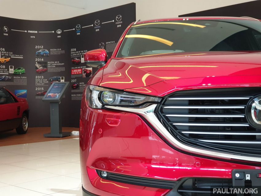 Mazda CX-8 arrives in Malaysia for first official preview – 4 variants listed, six- and seven-seat versions, CKD 922556