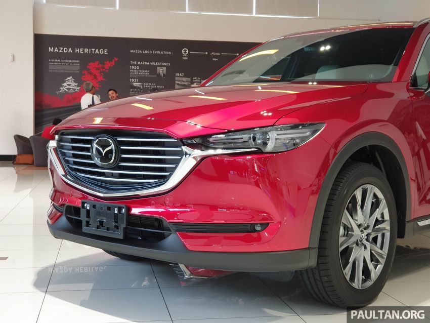 Mazda CX-8 arrives in Malaysia for first official preview – 4 variants listed, six- and seven-seat versions, CKD 922508