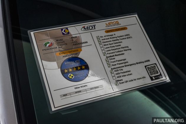Label ASEAN NCAP bagi kenderaan diperkenal, bantu pengguna untuk jadi lebih peka soal keselamatan