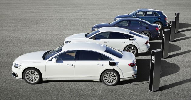 Audi A6, A7, A8 and Q5 TFSI e plug-in hybrids debut