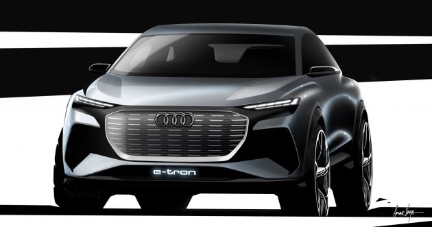 Audi Q4 e-tron concept teased – debuts in Geneva