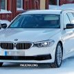 SPYSHOT: BMW 5 Series Touring plug-in hybrid diuji