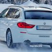 SPYSHOT: BMW 5 Series Touring plug-in hybrid diuji