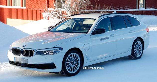 SPYSHOT: BMW 5 Series Touring plug-in hybrid diuji