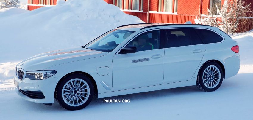 SPYSHOT: BMW 5 Series Touring plug-in hybrid diuji 920655