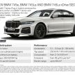 G11/G12 BMW 7 Series LCI plug-in hybrid variants detailed – new inline-six base engine, larger battery