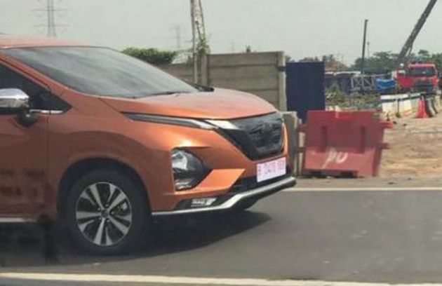 New Nissan Grand Livina based on Mitsubishi Xpander spied in Indonesia – Dynamic Shield plus V-Motion