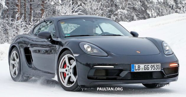 SPIED: Porsche 718 Cayman facelift – GT4 Touring?