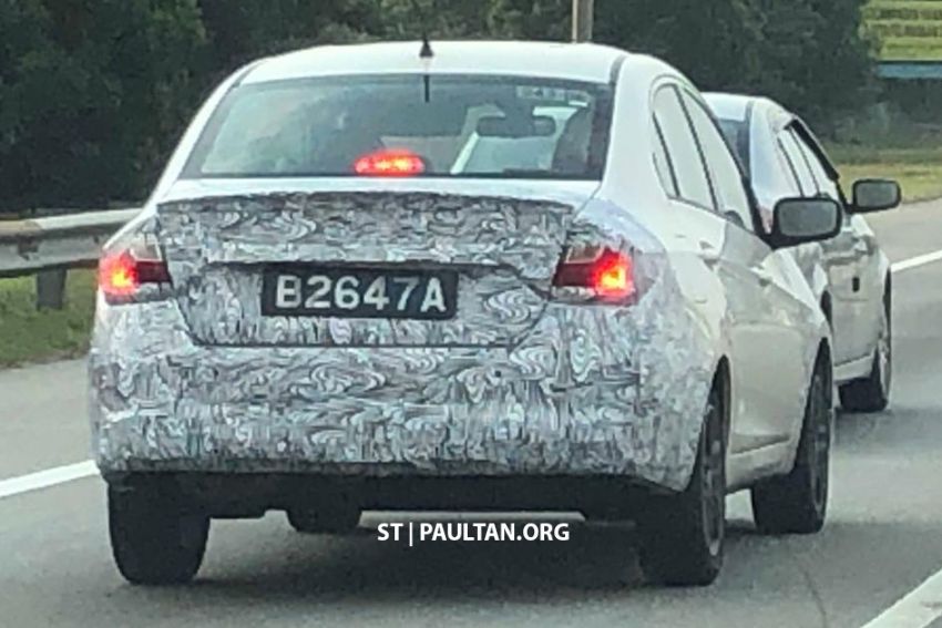 SPIED: Proton Saga facelift – redesigned rear bumper? 925320