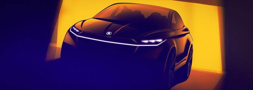 Skoda Vision iV previews electric crossover “coupe” 922136