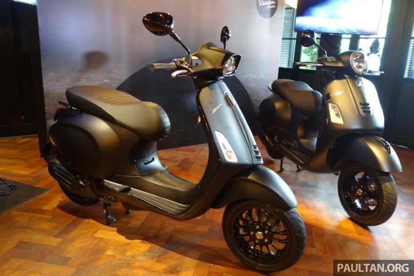 Vespa Notte Edition untuk dua model pasaran Malaysia 921833