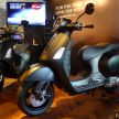 Vespa Notte Edition untuk dua model pasaran Malaysia