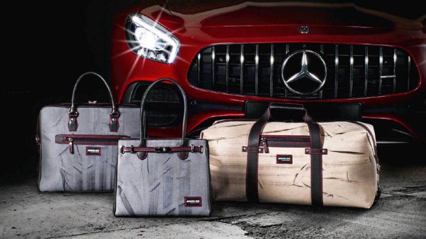 Mercedes-AMG Burnout Collection – koleksi barangan dari fabrik yang di ‘keronyok’ tayar kereta sebenar 920591