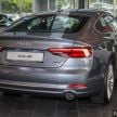 F5 Audi A5 Sportback sport 2.0 TFSI quattro previewed in Malaysia – 252 hp, 370 Nm, priced at RM339,900