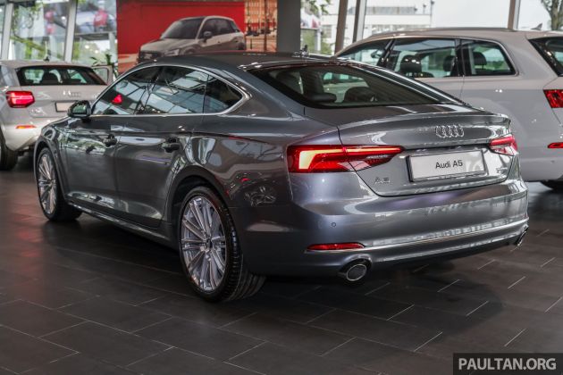 F5 Audi A5 Sportback sport 2.0 TFSI quattro previewed in Malaysia – 252 hp, 370 Nm, priced at RM339,900