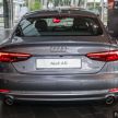 F5 Audi A5 Sportback sport 2.0 TFSI quattro previewed in Malaysia – 252 hp, 370 Nm, priced at RM339,900