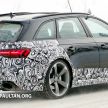 SPYSHOTS: Audi RS4 facelift running winter tests