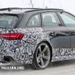 SPYSHOTS: Audi RS4 facelift running winter tests