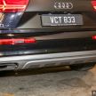 Audi Q7 3.0 TFSI quattro – revised spec, from RM600k