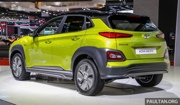 Bangkok 2019: Hyundai Kona Electric launched in Thailand – 39.2 or 64 kWh battery, from RM237k