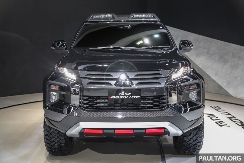 Bangkok 2019: Mitsubishi Triton Absolute – trak pikap konsep yang lebih garang, penuh panel gentian karbon 939259