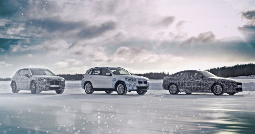 BMW iX3, i4 and iNEXT undergo cold-weather testing 938752