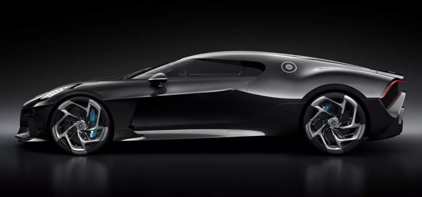 Bugatti La Voiture Noire – model buatan khas sempena ulang tahun ke-110, dijual pada harga RM50.8 juta 933998