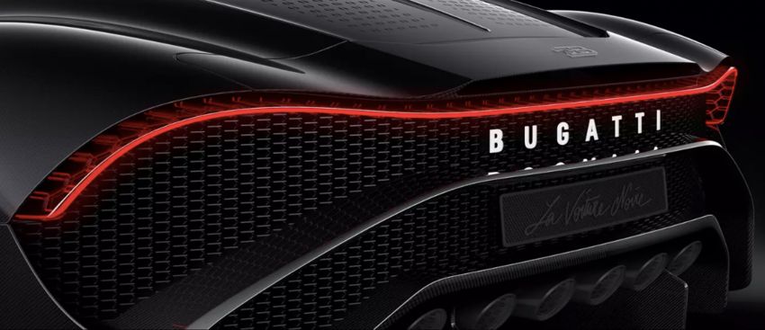 Bugatti La Voiture Noire – model buatan khas sempena ulang tahun ke-110, dijual pada harga RM50.8 juta 934002