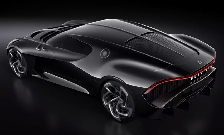 Bugatti La Voiture Noire – model buatan khas sempena ulang tahun ke-110, dijual pada harga RM50.8 juta 934005