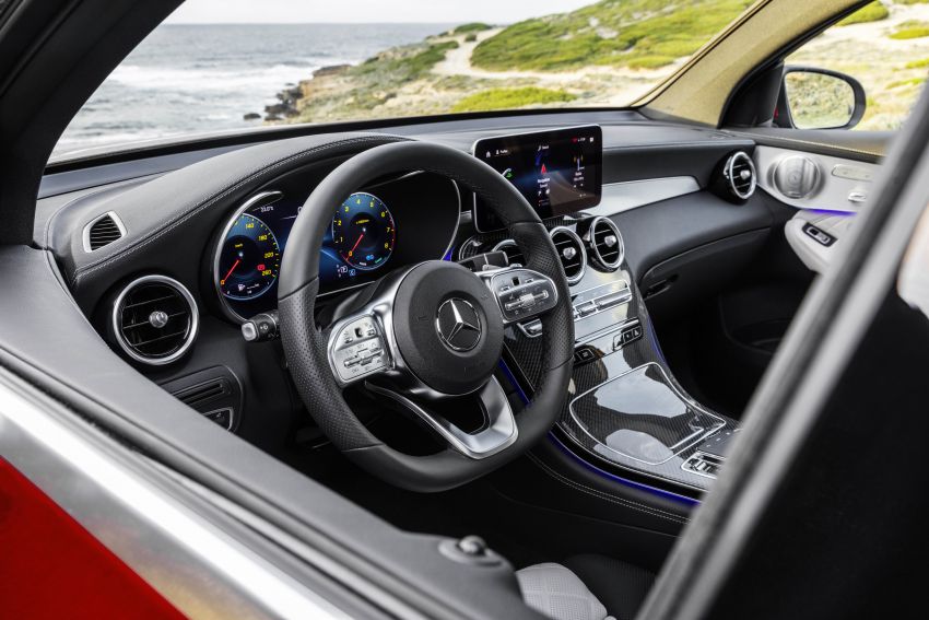 C253 Mercedes-Benz GLC Coupe facelift revealed – updated styling, new 48-volt mild hybrid engine, MBUX 936146