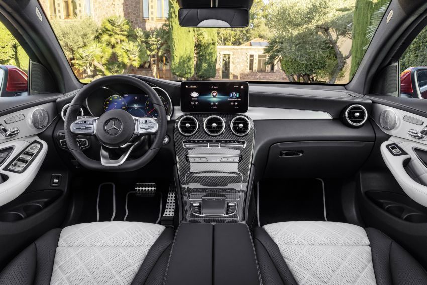 C253 Mercedes-Benz GLC Coupe facelift revealed – updated styling, new 48-volt mild hybrid engine, MBUX 936148