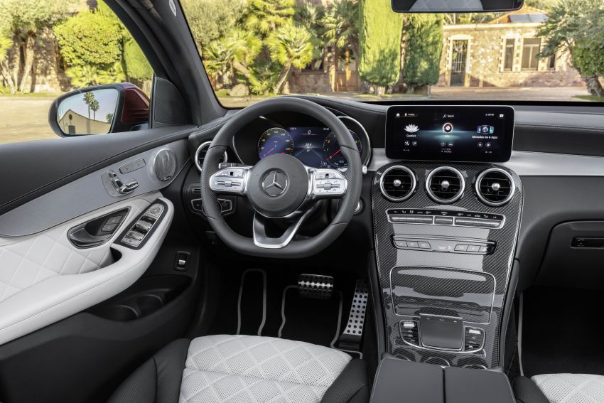 C253 Mercedes-Benz GLC Coupe facelift revealed – updated styling, new 48-volt mild hybrid engine, MBUX 936149