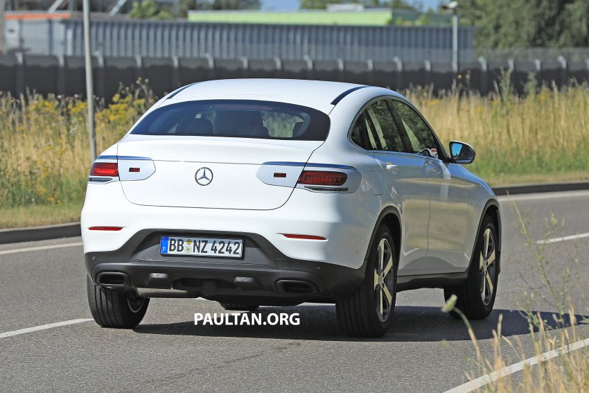 C253 Mercedes-Benz GLC Coupe facelift gets teased 936047
