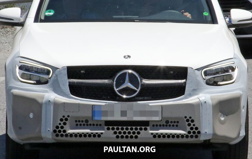 C253 Mercedes-Benz GLC Coupe facelift gets teased 936049
