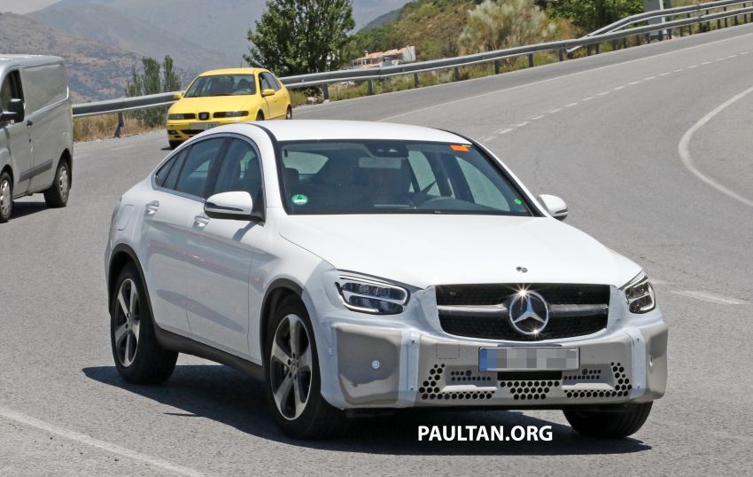 C253 Mercedes-Benz GLC Coupe facelift gets teased 936051
