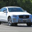 C253 Mercedes-Benz GLC Coupe facelift gets teased