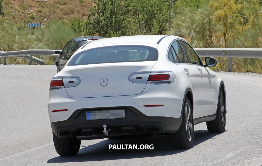 C253 Mercedes-Benz GLC Coupe facelift gets teased 936058