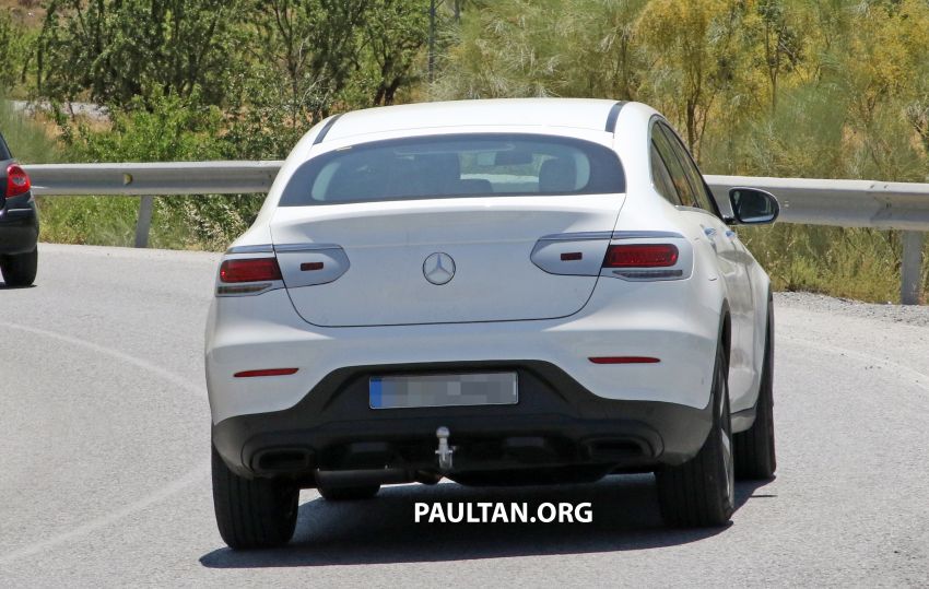 C253 Mercedes-Benz GLC Coupe facelift gets teased 936059