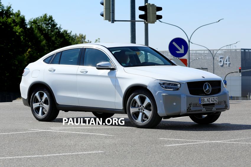 C253 Mercedes-Benz GLC Coupe facelift gets teased 936040