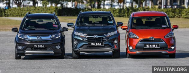 Driven Web Series 2019: affordable seven-seaters – new Perodua Aruz vs Honda BR-V vs Toyota Sienta
