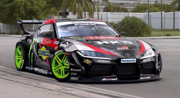 Toyota GR Supra Daigo Saito – kit badan Pandem, 2JZ 3.4L 800 HP talaan HKS untuk D1 GP musim 2019!